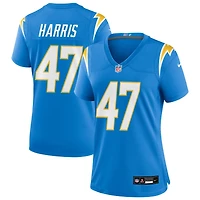 Josh Harris Women's Nike Powder Blue Los Angeles Chargers Custom Game Jersey