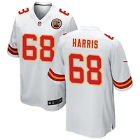 Marcus Harris Men's Nike White Kansas City Chiefs Custom Game Jersey