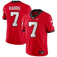 Daniel Harris Men's Nike Red Georgia Bulldogs NIL Pick-A-Player Game Jersey