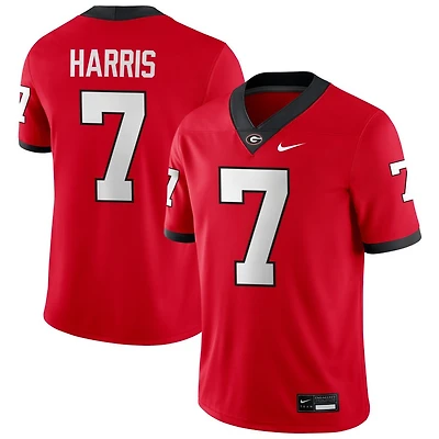 Daniel Harris Men's Nike Red Georgia Bulldogs NIL Pick-A-Player Game Jersey