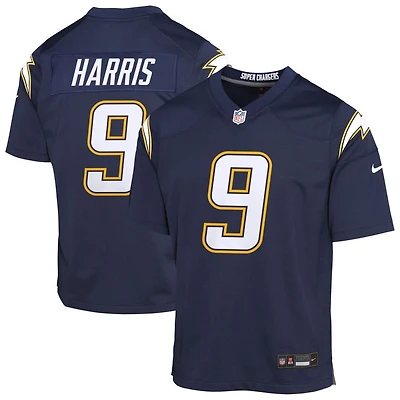 Tre' Harris Youth Nike Navy Los Angeles Chargers Alternate Super Chargers Game Custom Jersey