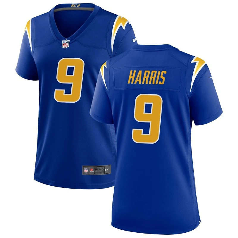 Tre' Harris Women's Nike Royal Los Angeles Chargers Alternate Custom Game Jersey