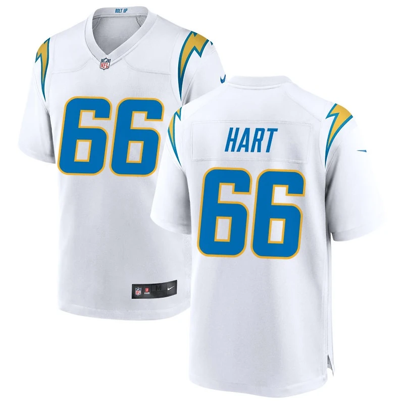 Bobby Hart Men's Nike White Los Angeles Chargers Custom Game Jersey