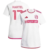 Marcel Hartel Women's adidas  White St. Louis City SC 2024 The Confluence Kit Replica Custom Jersey