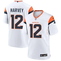 RJ Harvey Men's Nike  White Denver Broncos Mile High Collection Custom Game Jersey