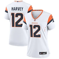 RJ Harvey Women's Nike  White Denver Broncos Mile High Collection Custom Game Jersey