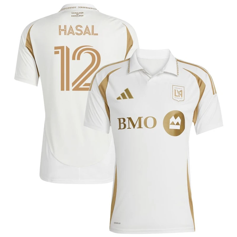 Thomas Hasal Men's adidas White LAFC 2025 Secondary Replica Custom Jersey