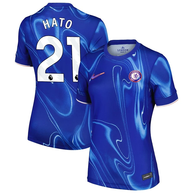 Jorrel Hato Women's Nike Blue Chelsea 2024/25 Home Custom Replica Jersey
