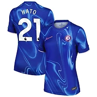 Jorrel Hato Women's Nike Blue Chelsea 2024/25 Home Custom Replica Jersey