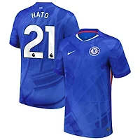 Jorrel Hato Men's Nike  Blue Chelsea 2025/26 Home Replica Custom Jersey