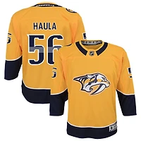 Erik Haula Youth Yellow Nashville Predators Home Premier Custom Jersey