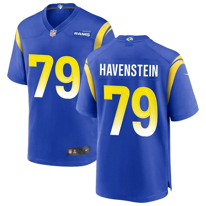 Rob Havenstein Men's Nike Royal Los Angeles Rams Custom Game Jersey