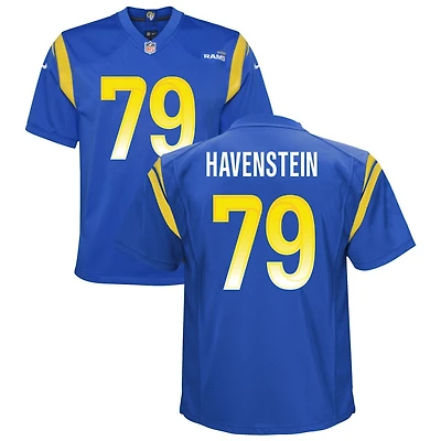 Rob Havenstein Youth Nike Royal Los Angeles Rams Custom Game Jersey