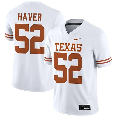 Tate Haver Men's Nike White Texas Longhorns NIL Pick-A-Player Game Jersey