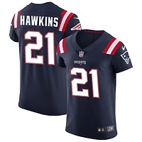 Jaylinn Hawkins Men's Nike Navy New England Patriots Vapor Elite Custom Jersey