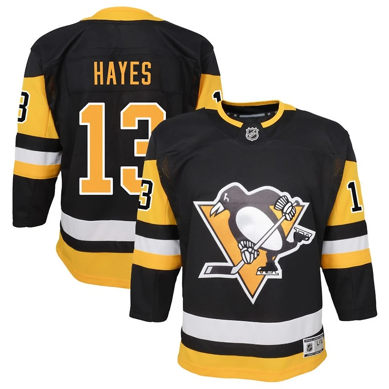 Kevin Hayes Youth Black Pittsburgh Penguins Home Premier Custom Jersey