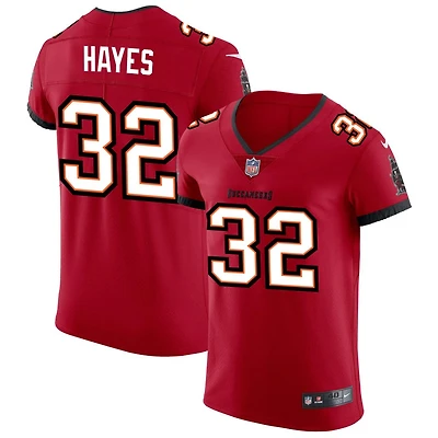 Josh Hayes Men's Nike Red Tampa Bay Buccaneers Vapor Elite Custom Jersey
