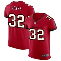 Josh Hayes Men's Nike Red Tampa Bay Buccaneers Vapor Elite Custom Jersey