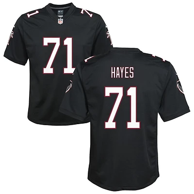 Ryan Hayes Youth Nike Black Atlanta Falcons Throwback Custom Game Jersey