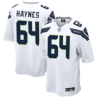 Christian Haynes Men's Nike  White Seattle Seahawks Custom Game Jersey