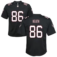 Malik Heath Youth Nike Black Atlanta Falcons Throwback Custom Game Jersey