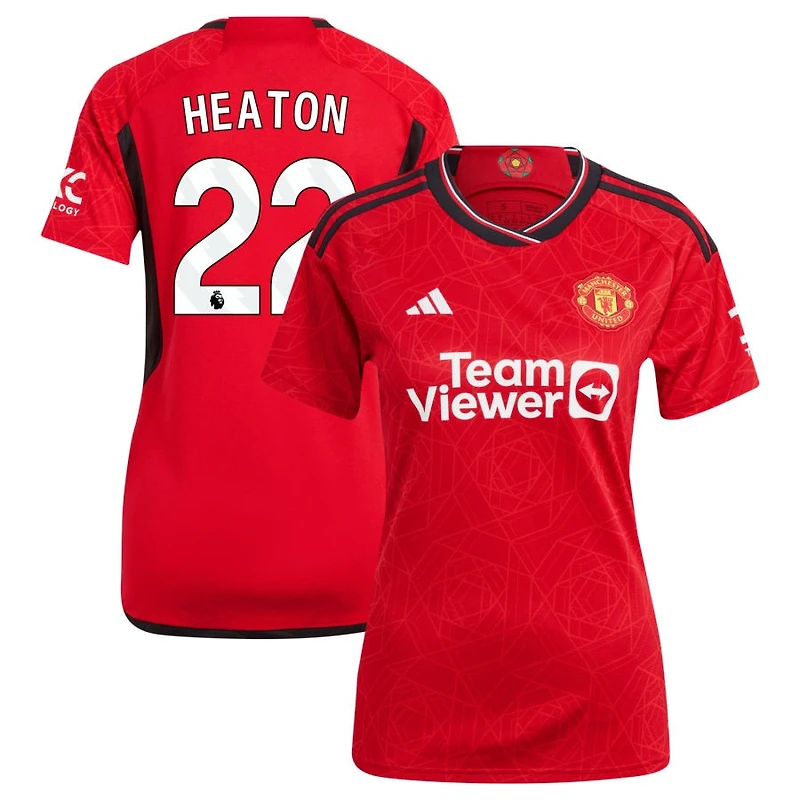 Tom Heaton Women's adidas Red Manchester United 2023/24 Home Replica Custom Jersey
