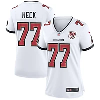 Charlie Heck Women's Nike White Tampa Bay Buccaneers 50th Season Custom Game Jersey