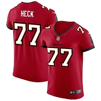 Charlie Heck Men's Nike Red Tampa Bay Buccaneers Vapor Elite Custom Jersey