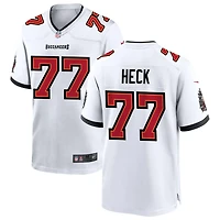 Charlie Heck Men's Nike White Tampa Bay Buccaneers  White Custom Game Jersey