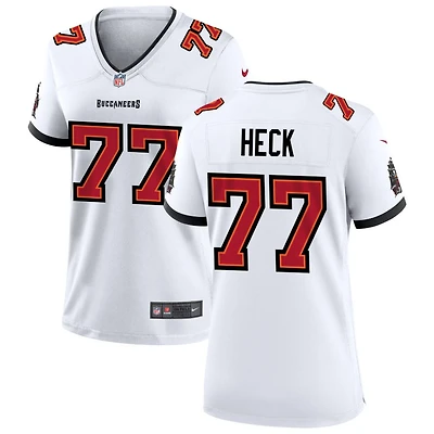 Charlie Heck Women's Nike Tampa Bay Buccaneers White Custom Game Jersey