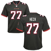 Charlie Heck Youth Nike Pewter Tampa Bay Buccaneers Alternate Custom Game Jersey