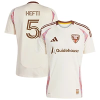 Silvan Hefti Men's adidas  Natural D.C. United 2025 The Soul Kit Replica Custom Jersey