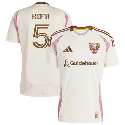 Silvan Hefti Men's adidas  Natural D.C. United 2025 The Soul Kit Replica Custom Jersey