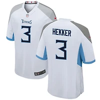 Johnny Hekker Men's Nike White Tennessee Titans Custom Game Jersey