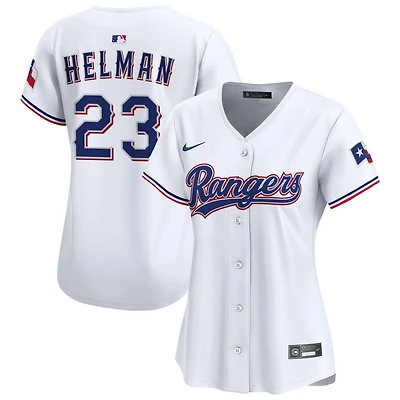 Michael Helman Women's Nike  White Texas Rangers Home Limited Custom Jersey