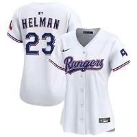 Michael Helman Women's Nike  White Texas Rangers Home Limited Custom Jersey