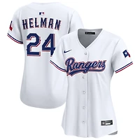 Michael Helman Women's Nike  White Texas Rangers Home Limited Custom Jersey