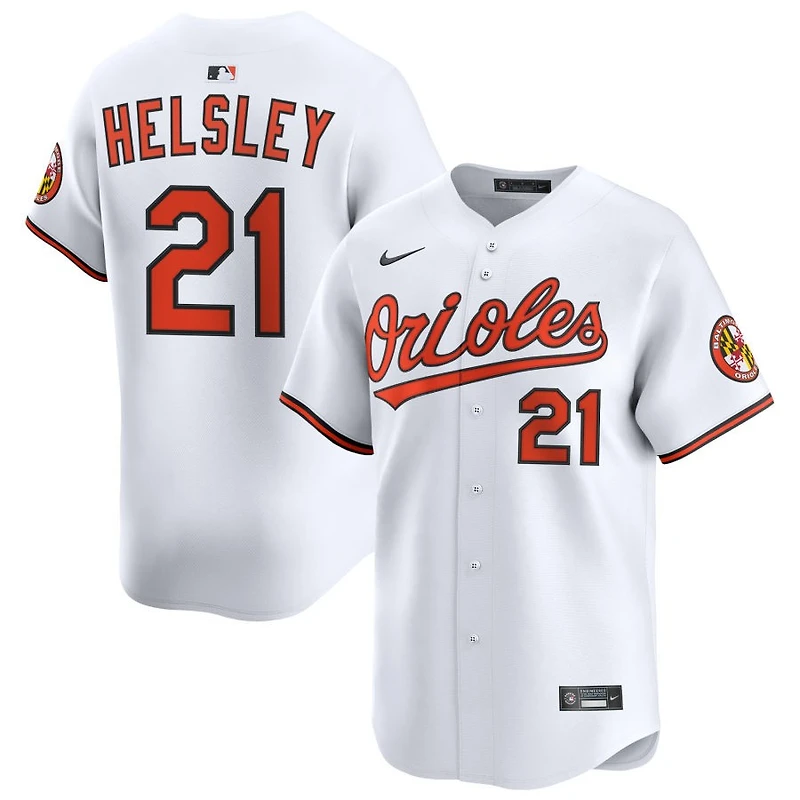 Ryan Helsley Men's Nike White Baltimore Orioles Home Limited Custom Jersey