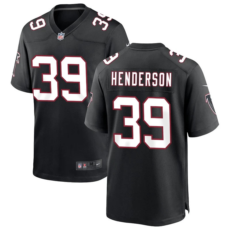 C.J. Henderson Men's Nike Black Atlanta Falcons Throwback Custom Game Jersey