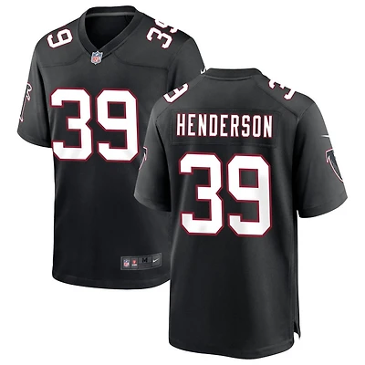 C.J. Henderson Men's Nike Black Atlanta Falcons Throwback Custom Game Jersey