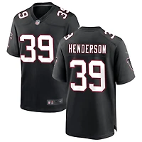 C.J. Henderson Men's Nike Black Atlanta Falcons Throwback Custom Game Jersey