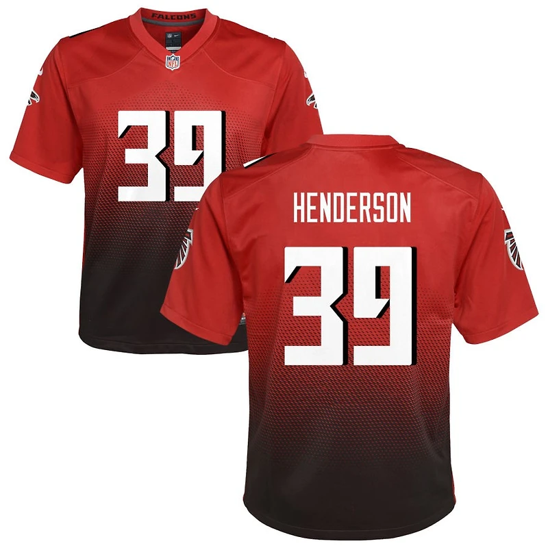C.J. Henderson Youth Nike Red Atlanta Falcons Alternate Custom Game Jersey
