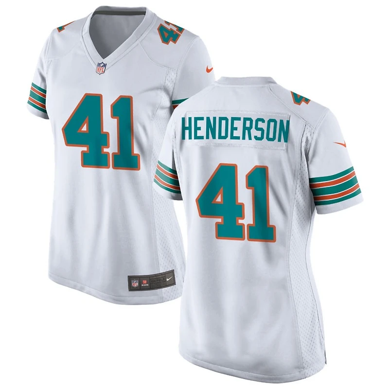 Jack Henderson Women's Nike White Miami Dolphins Alternate Custom Game Jersey
