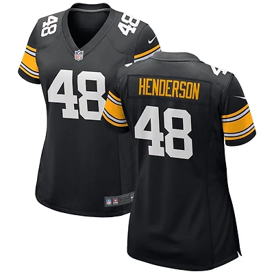 Jack Henderson Women's Nike Black Pittsburgh Steelers Alternate Custom Game Jersey