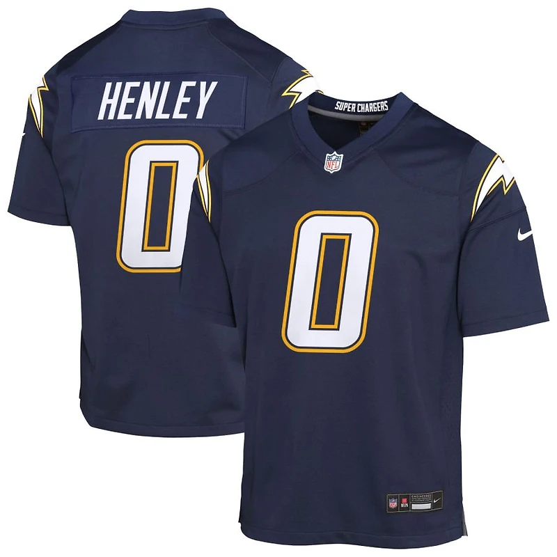 Daiyan Henley Youth Nike Navy Los Angeles Chargers Alternate Super Chargers Game Custom Jersey