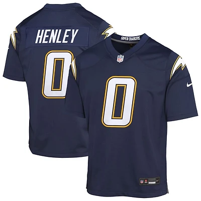 Daiyan Henley Youth Nike Navy Los Angeles Chargers Alternate Super Chargers Game Custom Jersey