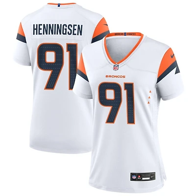 Matt Henningsen Women's Nike  White Denver Broncos Mile High Collection Custom Game Jersey