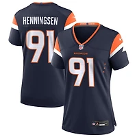 Matt Henningsen Women's Nike  Navy Denver Broncos Alternate Mile High Collection Custom Game Jersey