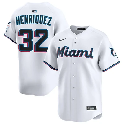 Ronny Henriquez Youth Nike White Miami Marlins Home Custom Limited Jersey