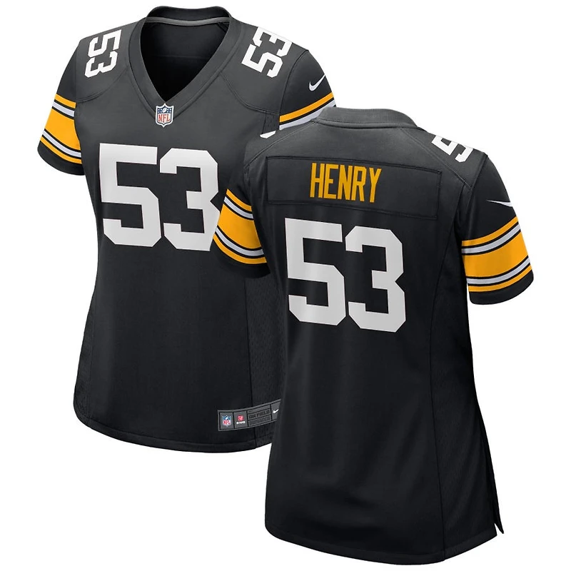 KJ Henry Women's Nike Black Pittsburgh Steelers Alternate Custom Game Jersey